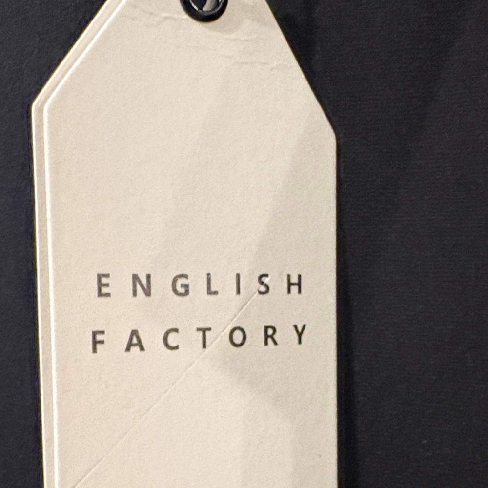 English Factory Black High-Low Eyelet Hem top - Picture 4 of 4